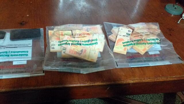 Incautación realizada por los efectivos de Gendarmería Nacional