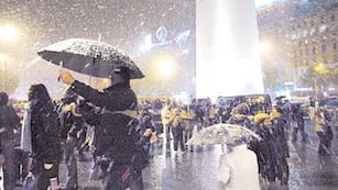 Última nevada en Buenos Aires.