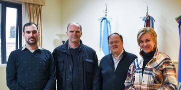 Funcionarios de Valle María se reunieron con el intendente de Chajarí.