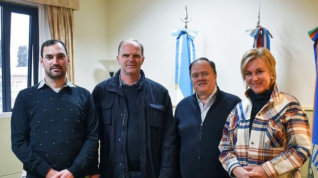Funcionarios de Valle María se reunieron con el intendente de Chajarí.