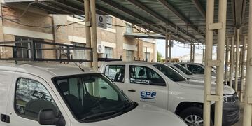 Los móviles que la EPE entregó a la sucursal de Rafaela
