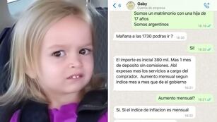 Se negó a pagar un ajuste mensual y la polémica respuesta de la inmobiliaria se hizo viral.