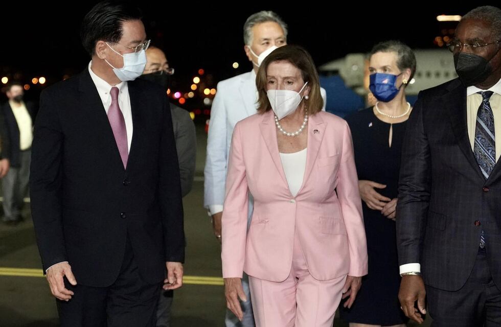 Nancy Pelosi, líder del Congreso estadounidense, llegó a Taiwán y China lo tomó como una provocación
