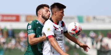 Jonatan Cristaldo arrancó como titular y salió en el descanso.