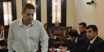 “El Francés”. Juan Viarnes, en una de las instancias del juicio por el “narcoescándalo”, semanas atrás (Raimundo Viñuelas / Archivo).