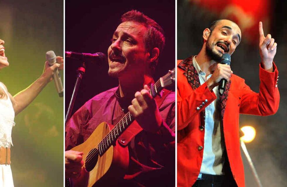 Soledad y Pedro Aznar en la sexta noche del Festival de Cosquín