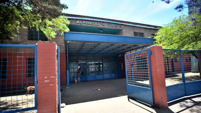El Ipem 136, colegio donde inició la discusión que terminó de la peor manera.