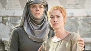 Hannah Waddingham junto a Cersei Lannister (interpretada por Lena Headey).