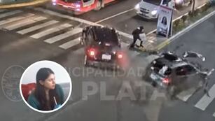 Habló Julieta, la joven que se salvó del brutal choque en pleno centro de La Plata.