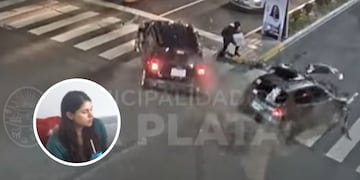 Habló Julieta, la joven que se salvó del brutal choque en pleno centro de La Plata.