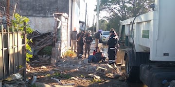 La empleada de la Municipalidad de Córdoba sufrió traumatismos.