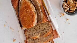 Una receta imperdible de un budín de banana.