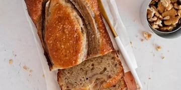 Una receta imperdible de un budín de banana.