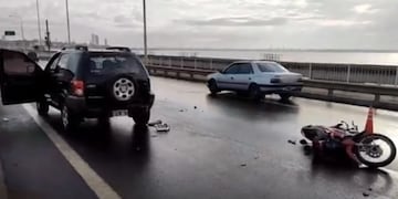 Accidente de tránsito en el Zaimán: un herido de gravedad.