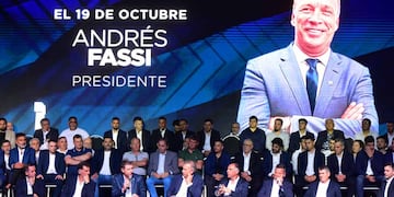 Presentación de la lista de Andres Fassi para las elecciones de Talleres en el Centro de Convenciones Córdoba.