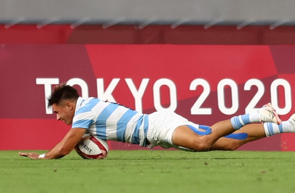 Los increíbles tries de Marcos Moneta para el triunfo de Los Pumas 7s contra Sudáfrica