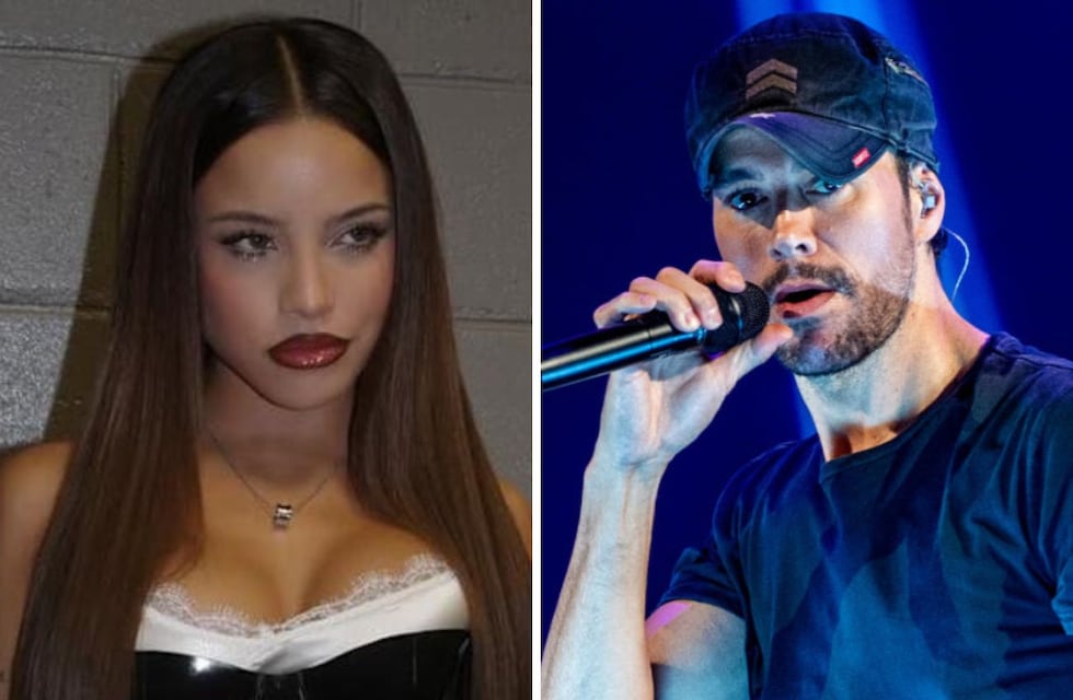 El incómodo momento de Emilia Mernes con Enrique Iglesias en pleno show y que se volvió viral: “Se pasó...”
