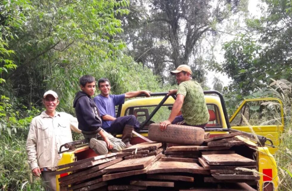 Vecinos construyeron un aula para una escuela en Colonia Guaica