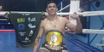 "El Toro" Amaya es campeón Sudamericano de K1, kickboxing de la WFMC .