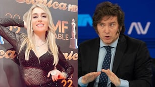 Fátima Florez y Javier Milei