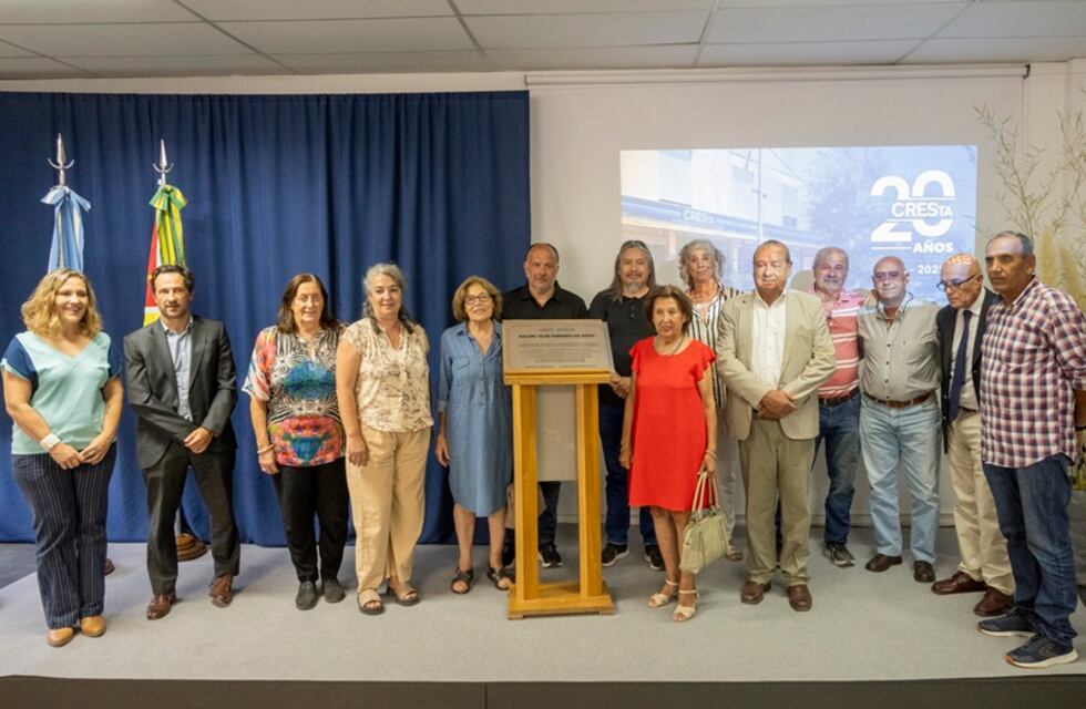 Cresta celebró sus 20 años con un homenaje y una placa conmemorativa