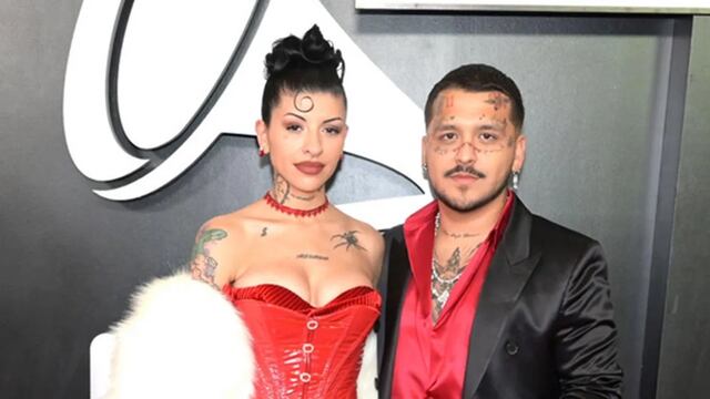Cazzu y Christian Nodal encendieron la alfombra roja de la gala Persona Del Año con looks combinados