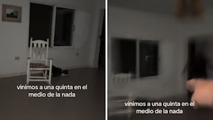 Grabó un video en una quinta en el campo y lo que vio asustó a todo TikTok