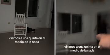 Grabó un video en una quinta en el campo y lo que vio asustó a todo TikTok