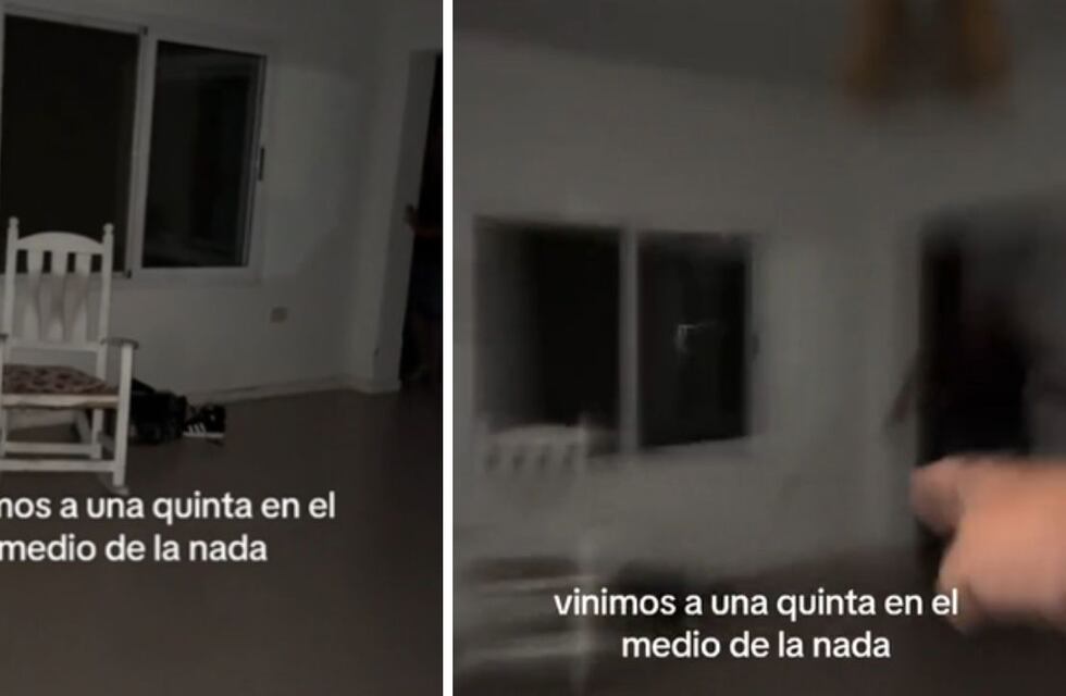 Grabó un video en una quinta en el campo y lo que vio asustó a todo TikTok
