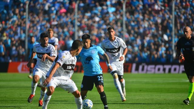 Belgrano enfrentó a Platense por la fecha 18 de la Liga Profesional. (Nicolás Bravo / La Voz)