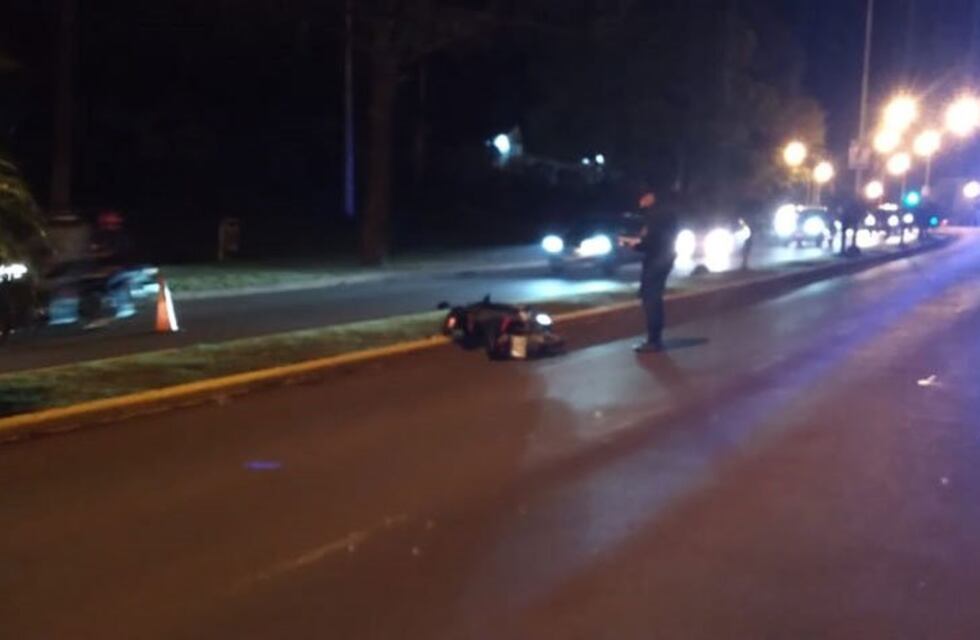 Siniestro vial en Oberá dejó como saldo un motociclista fallecido