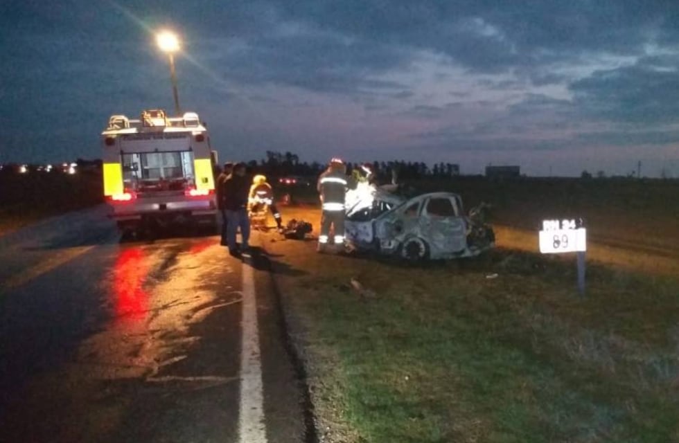 Cortaron el tránsito sobre Ruta Nacional 34 por un choque fatal en Centeno