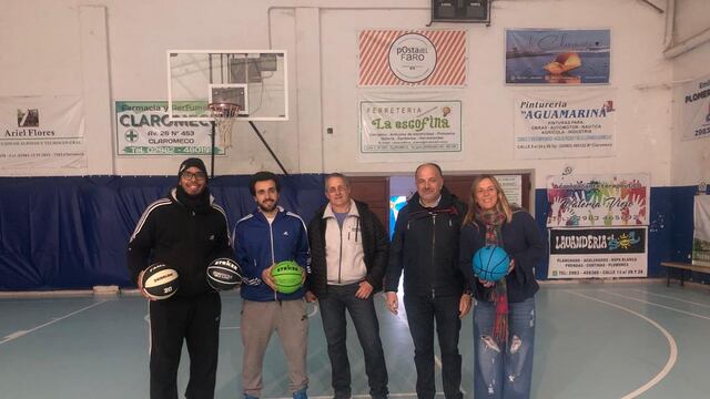 Pablo Garate se reunió con integrantes del Club Recreativo Claromecó