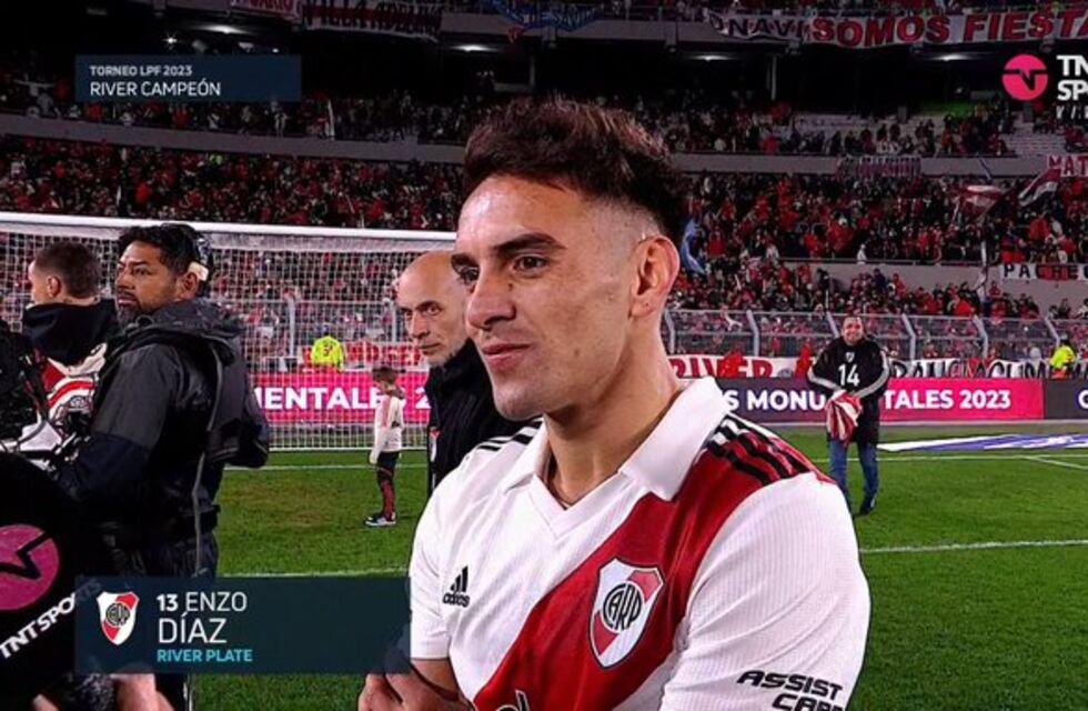 Enzo Díaz campeón con River: el duelo con Talleres y aquella derrota ante Belgrano