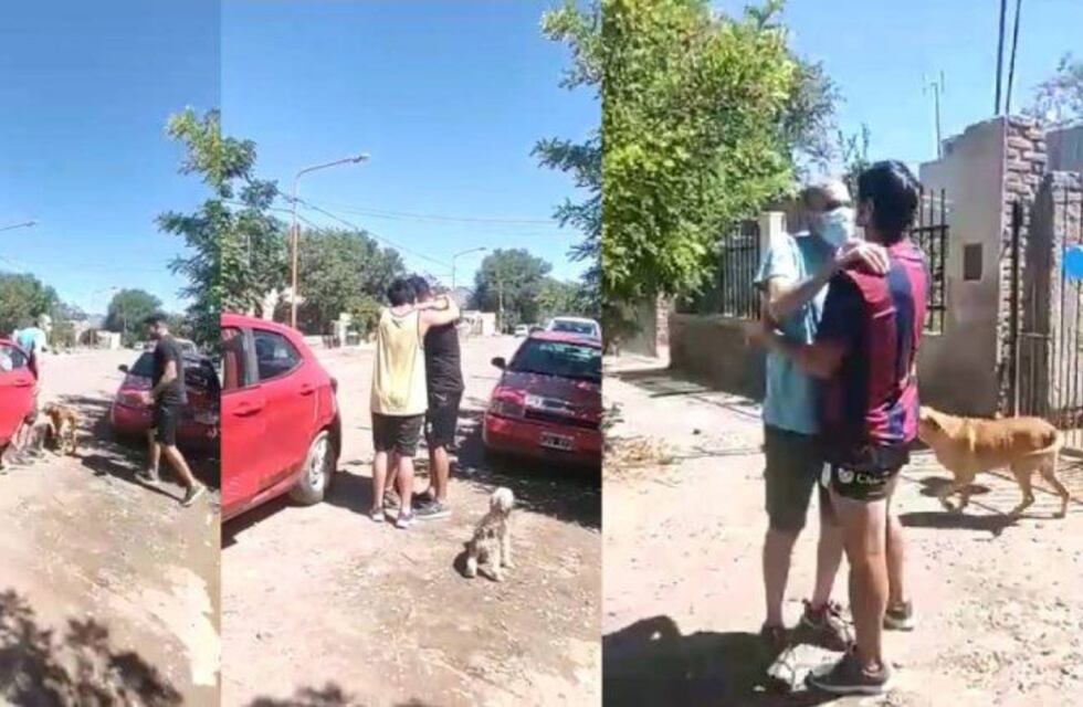 Tras ocho meses de luchar contra el Covid-19, volvió a su casa y sus vecinos lo recibieron con emoción