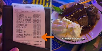 Pidió un flan en Puerto Madero y le cobraron $7500 más por adicionar la crema y el dulce de leche