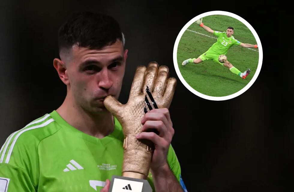 Subasta de campeón: compraron los guantes de la final del Mundial del “Dibu” Martínez y el dinero fue para el Hospital Garrahan