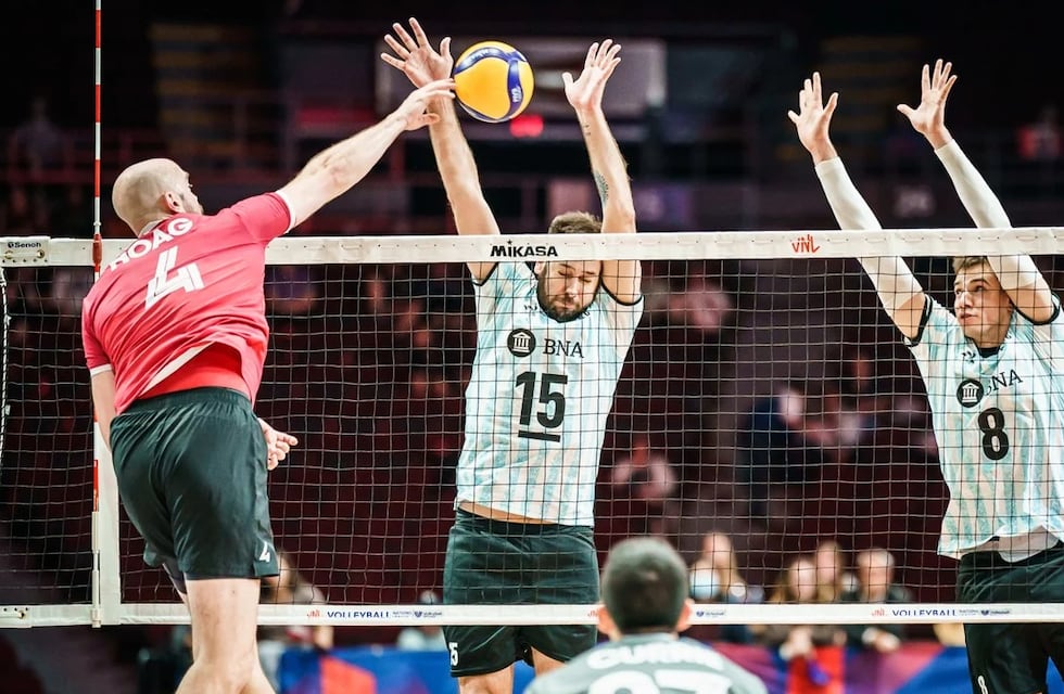 Liga de las Naciones de vóley: Argentina venció a Países Bajos en Canadá con un Lóser de puntos fulminantes