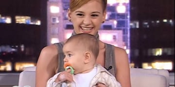 Laura y Marco en el programa de Susana Giménez.