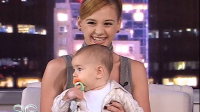 Laura y Marco en el programa de Susana Giménez.