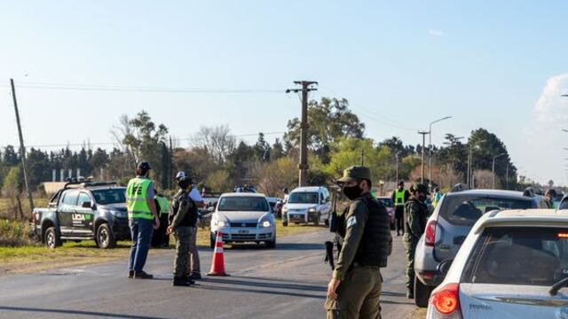 Soldini: se realizaron controles vehiculares en Ruta 14 (Facebook Comuna de Soldini)