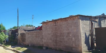 La casa atacada. (Policía)