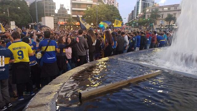 El Patio Olmos, otra vez epicentro para el festejo de Boca.