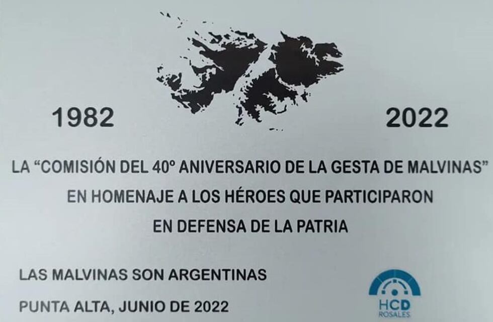 Finalizaron las actividades la Comisión del 40° Aniversario de la Gesta de Malvinas del Concejo Deliberante