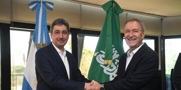 El embajador de Arabia Saudita y el gobernador Schiaretti en El Panal (La Voz).