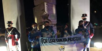 Héroes de Malvinas.