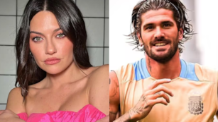 La modelo aclaró cuál es su relación con el futbolista.