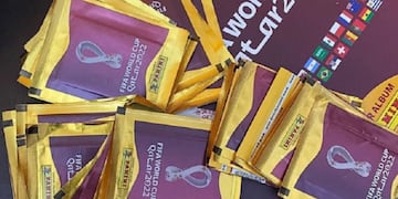 Álbum de figuritas del Mundial Qatar 2022.