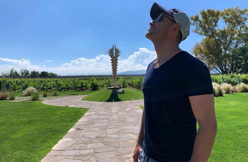 Luciano Pereyra disfrutó del fin de semana en Mendoza y llenó dos shows