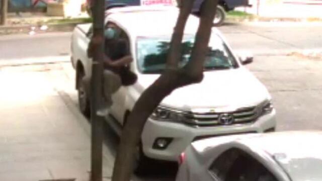 El asaltante. (Gentileza El Doce)